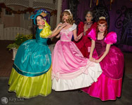 Pink Cinderella Cosplay with Stepsisters