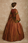 1860's silk day dress
