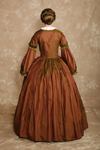1860s silk day dress